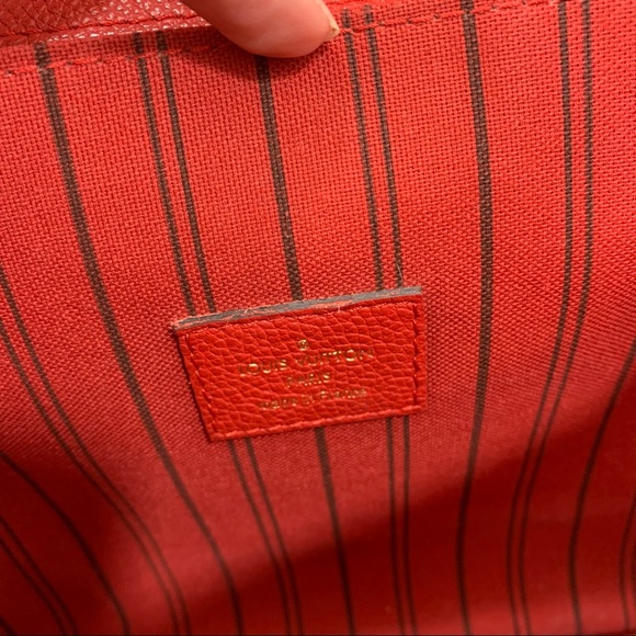 Louis Vuitton Red Pochette Métis - Picture 7 of 10